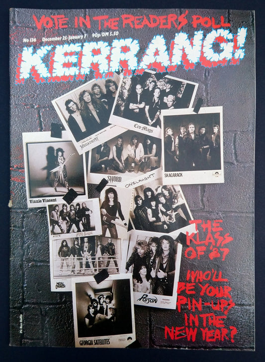 Kerrang Magazine No.136 December 1986 (M320)