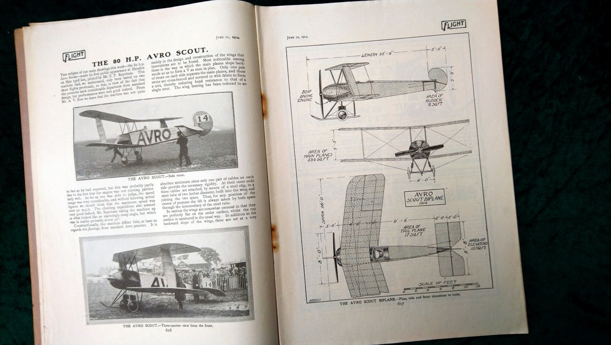 Flight Magazine June 12th 1914. (M526)