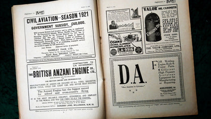 Flight Magazine March 17th 1921. (M527)