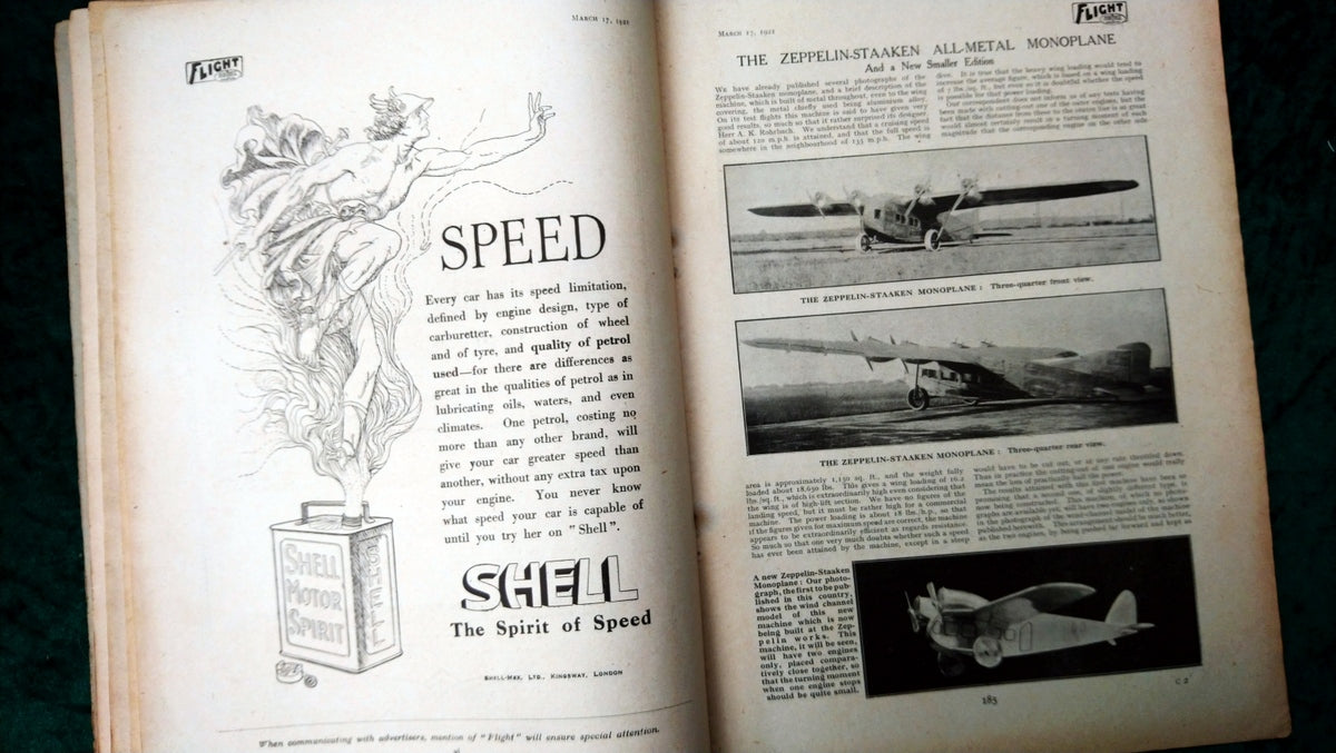 Flight Magazine March 17th 1921. (M527)
