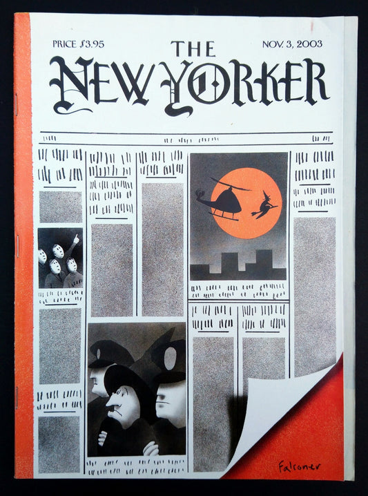 The New Yorker Magazine. November 3rd  2003. (M335)