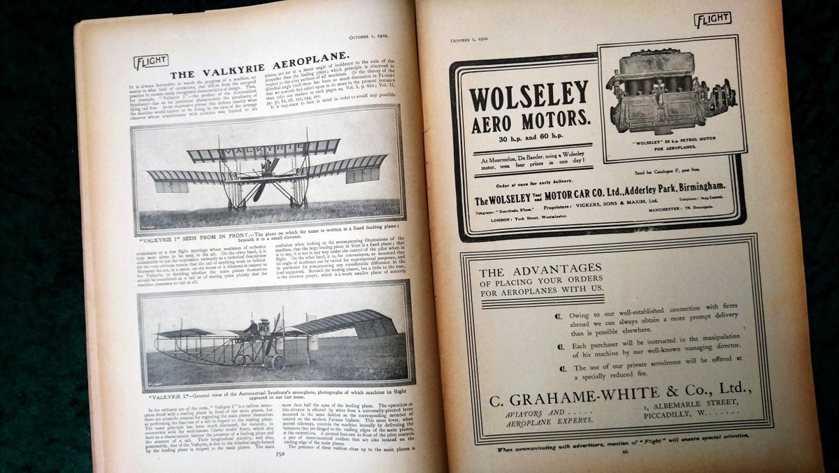 Flight Magazine October 1st 1910. (M529)
