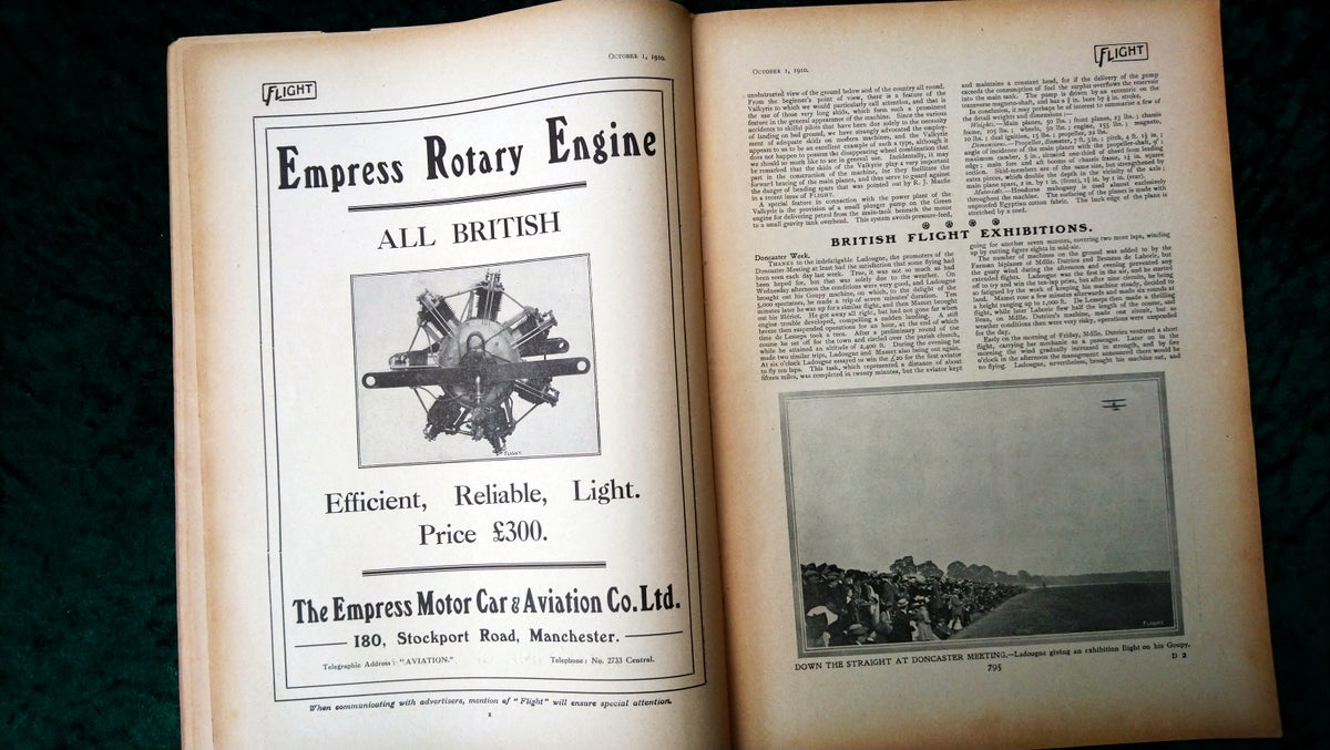 Flight Magazine October 1st 1910. (M529)