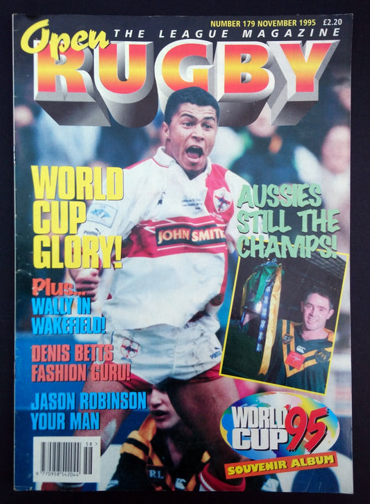 Open Rugby, The League Magazine. No.179 November 1995 (M343)