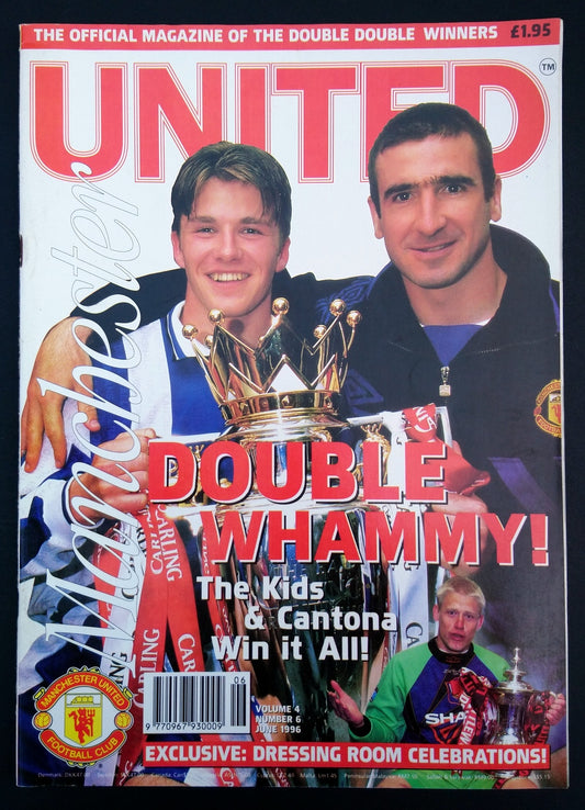 Manchester United Magazine. Vol 4 No.6 June 1996 (M346)