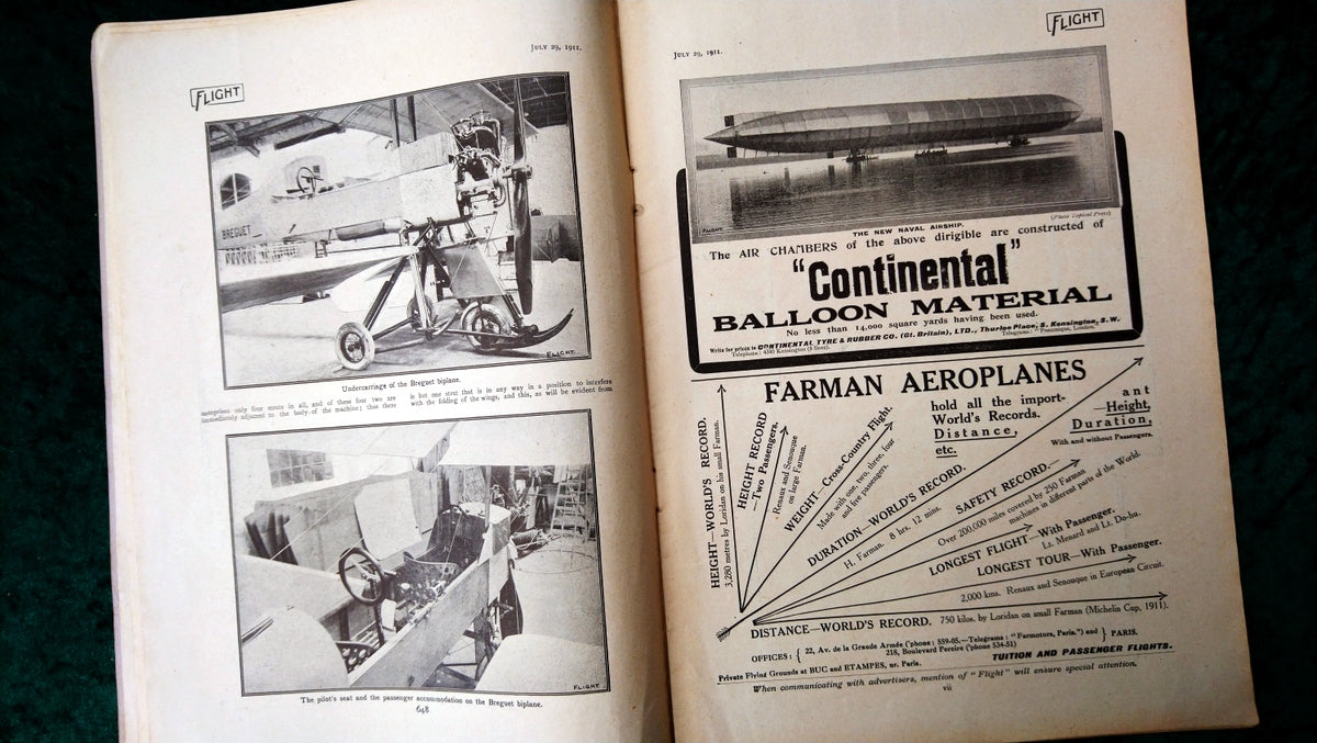 Flight Magazine July 29th 1911. (M530)