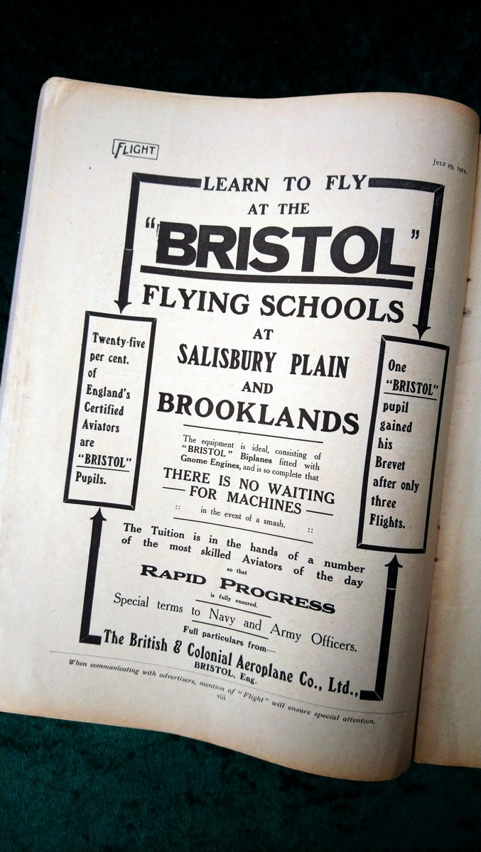 Flight Magazine July 29th 1911. (M530)