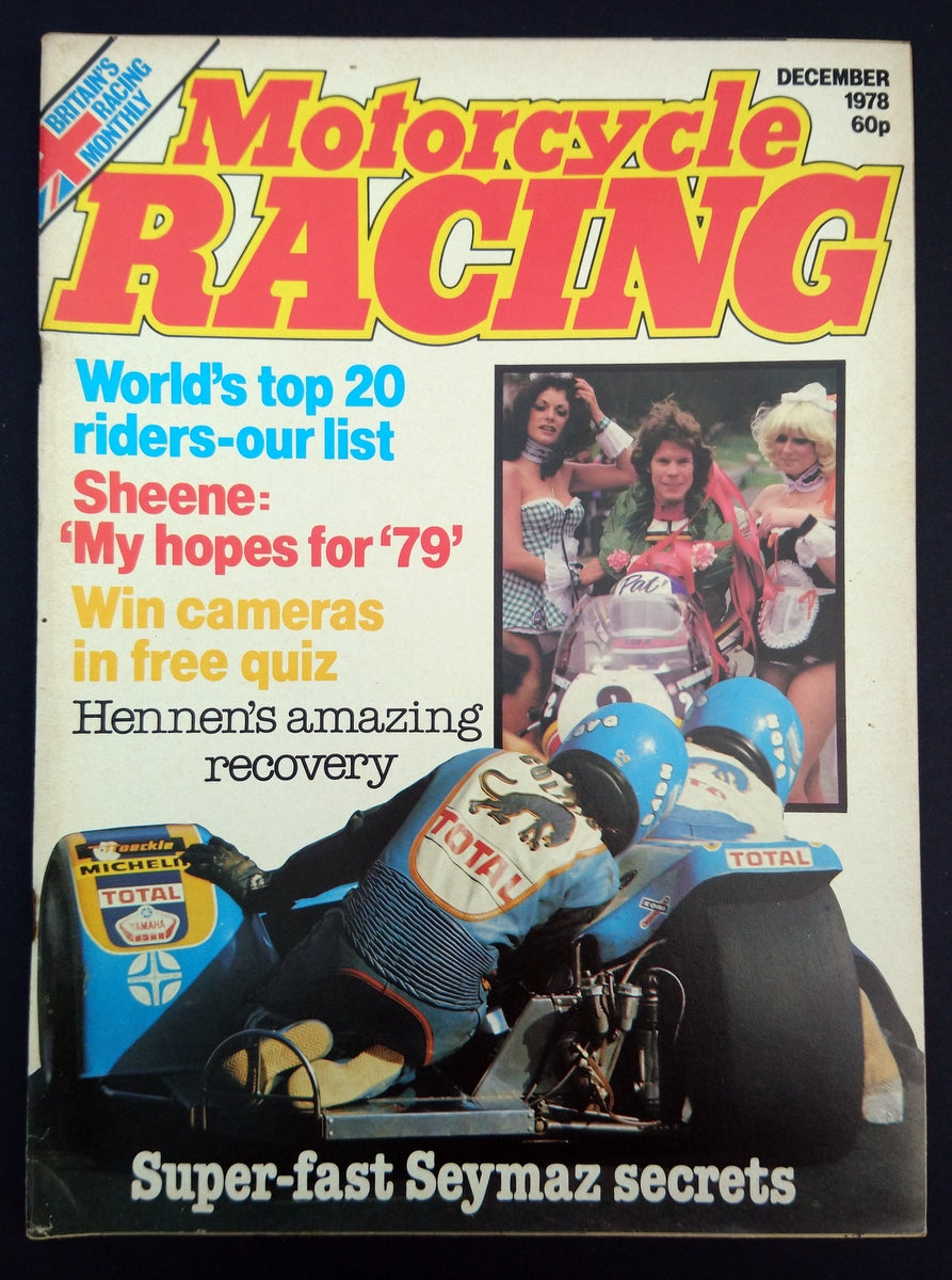 Motorcycle Racing Magazine December 1978. (M354)