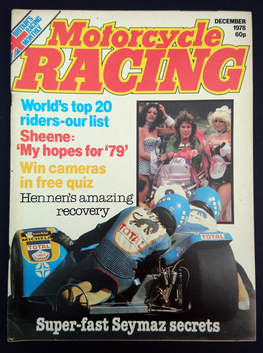 Motorcycle Racing Magazine December 1978. (M354)