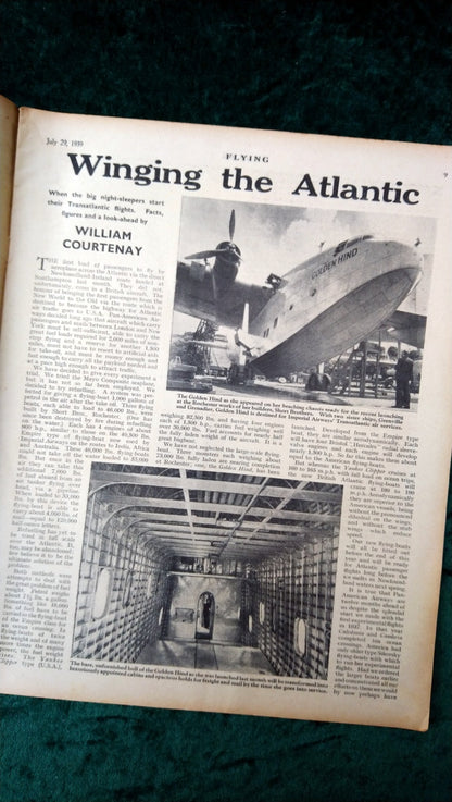 Flying Magazine July 29th 1939. (M531)