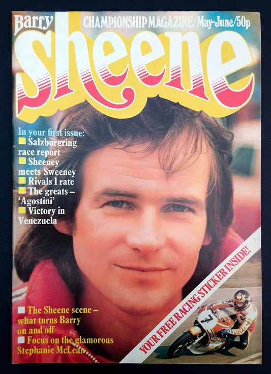 Barry Sheene Championship Magazine 1977. Full Set of 3 Issues. RARE. (M365)