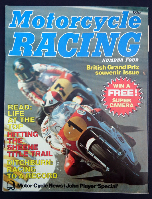 Motorcycle Racing Magazine No.4.  1976. (M358)