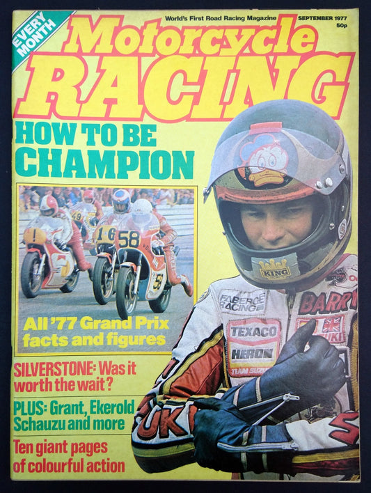 Motorcycle Racing Magazine September 1977. (M361)
