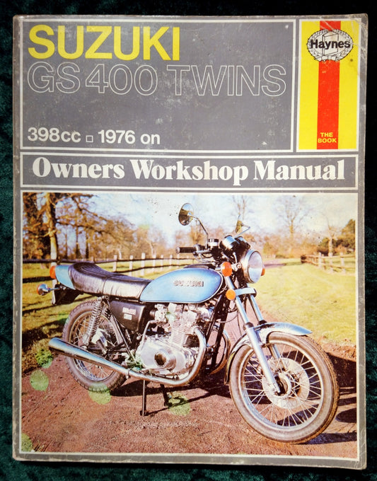 Suzuki GS400 Twins 1976 on. Haynes Owners Manual. (ref b221)