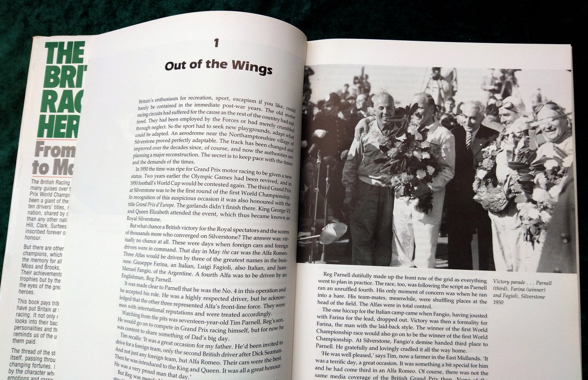 The British Racing Hero. From Moss to Mansell. (ref b226)