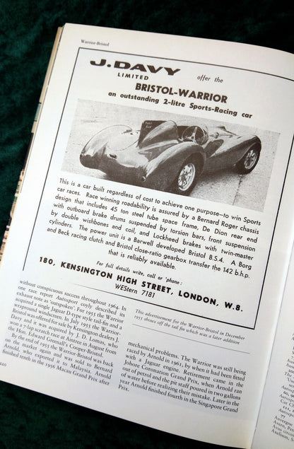 Specialist British Sports/Racing Cars of The Fifties & Sixties. (ref b227)