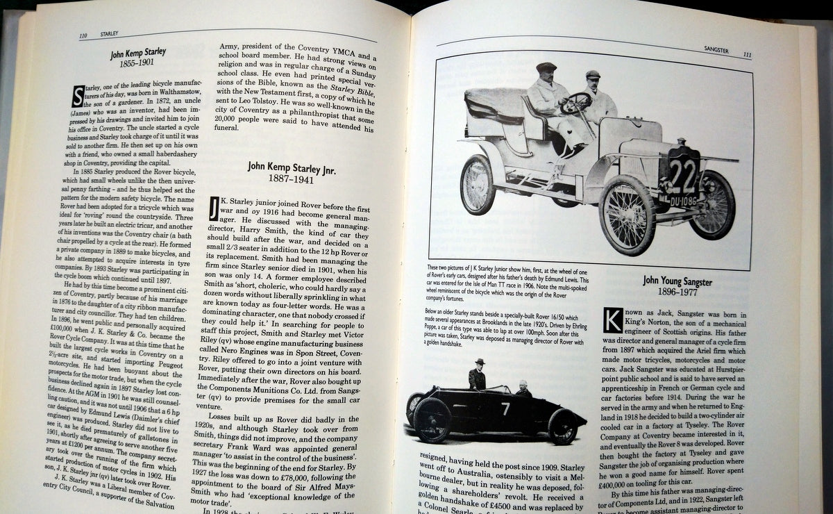 The Motor Men. Pioneers of the British Car Industry. 1989 (ref b230)