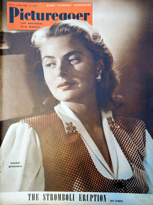 Picturegoer Magazine. May 13th 1950. Cover Star Ingrid Bergman (M436)
