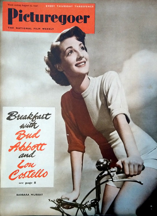 Picturegoer Magazine. August 19th 1950. Cover Star Barbara Murray (M442)