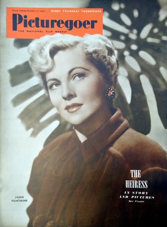 Picturegoer Magazine. October 21st 1950. Cover Star Joan Fontaine (M444)