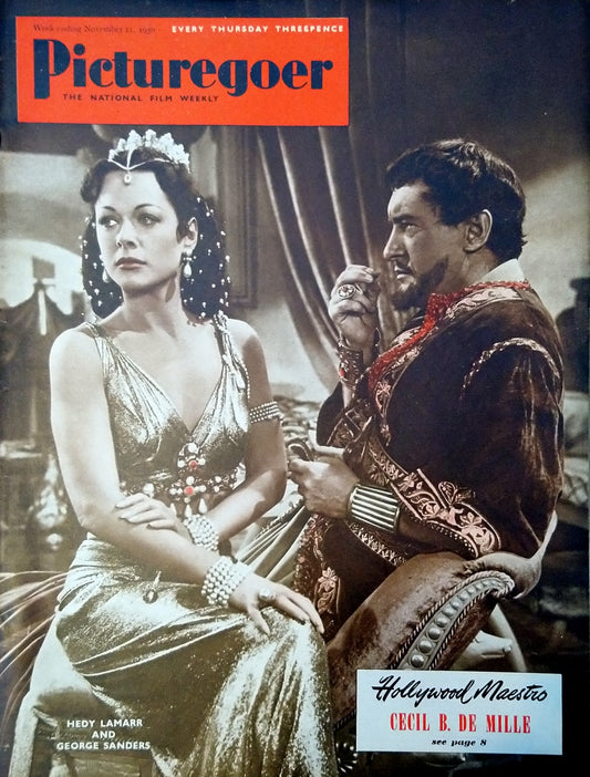 Picturegoer Magazine. November 11th 1950. Cover Star Hedy Lamarr (M445)
