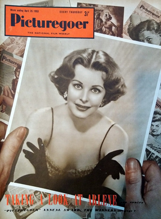 Picturegoer Magazine. April 25th 1953. Cover Star Arlene Dahl (M449)