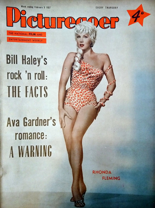 Picturegoer Magazine. February 9th 1957. Cover Star Rhonda Fleming (M456)