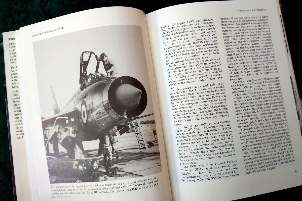 Through The Hanger Doors. RAF Ground Crews since 1945 . (ref b376)