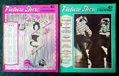 Picture Show Magazine. Collection of 10 From 1959. (MC138)