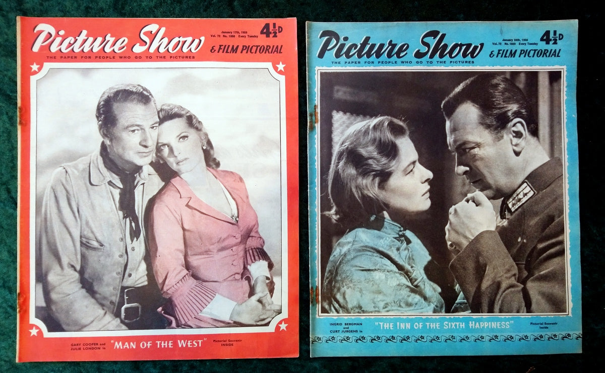 Picture Show Magazine. Collection of 10 From 1959. (MC138)