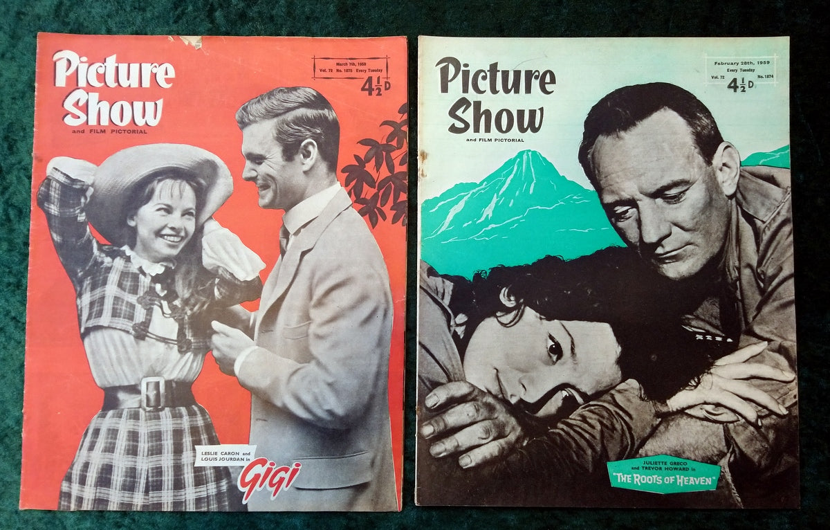 Picture Show Magazine. Collection of 10 From 1959. (MC138)