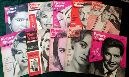 Picture Show Magazine. Collection of 10 From 1960. (MC140)
