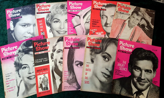 Picture Show Magazine. Collection of 10 From 1960. (MC140)