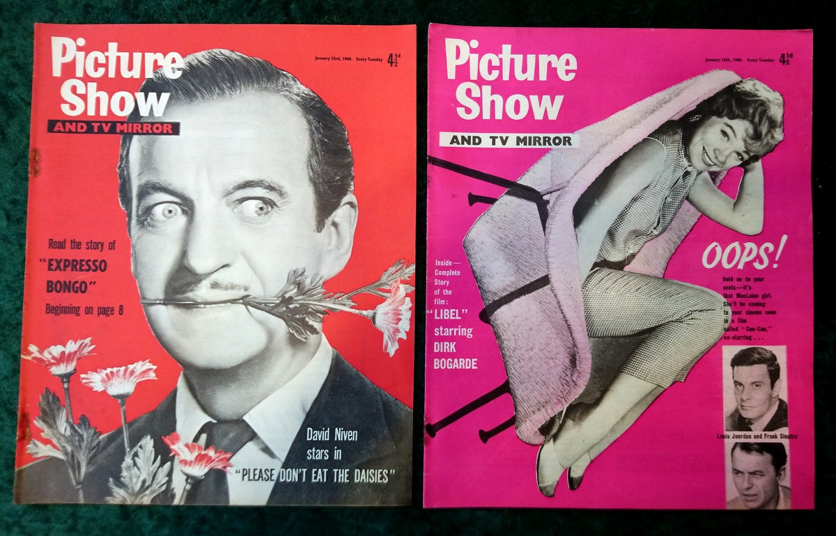 Picture Show Magazine. Collection of 10 From 1960. (MC140)