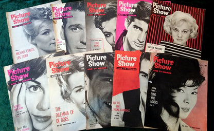 Picture Show Magazine. Collection of 10 From 1960. (MC141)