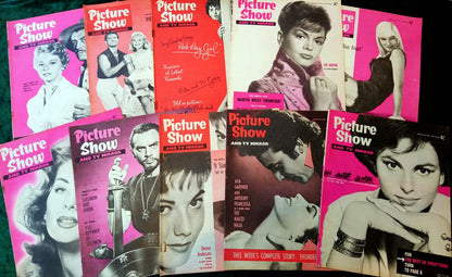 Picture Show Magazine. Collection of 10 From 1959. (MC142)