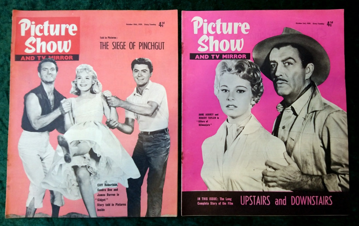 Picture Show Magazine. Collection of 10 From 1959. (MC142)