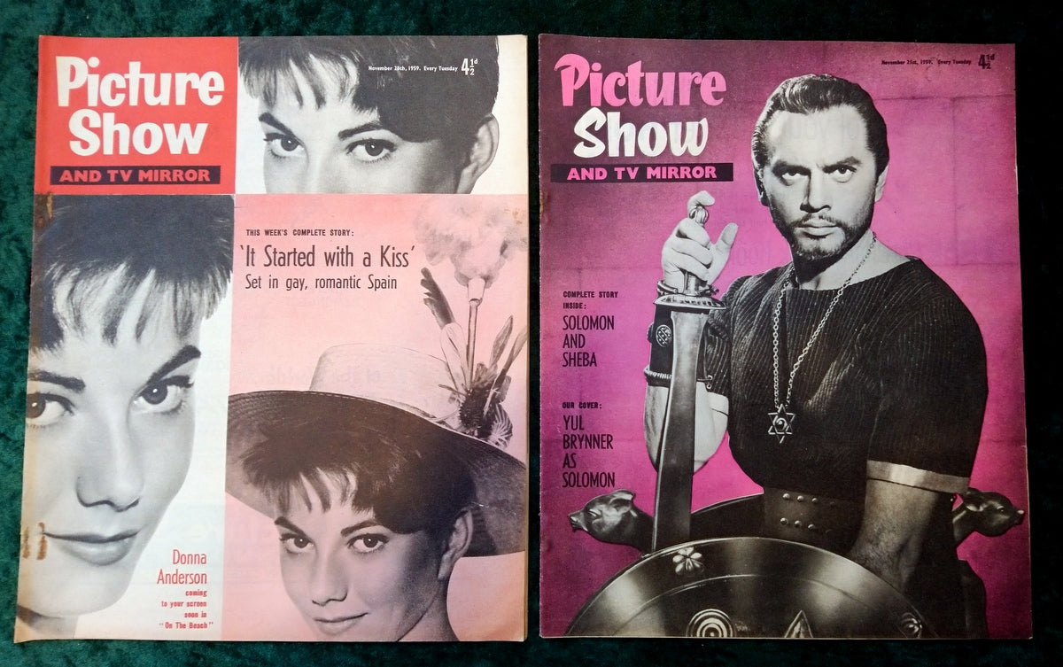 Picture Show Magazine. Collection of 10 From 1959. (MC142)