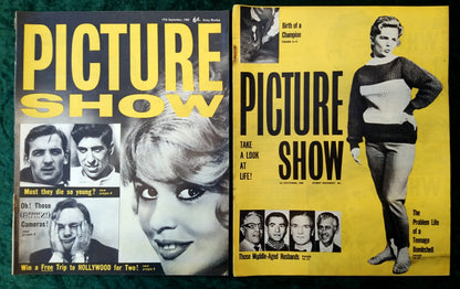 Picture Show Magazine. Collection of 10 From 1960. (MC143)