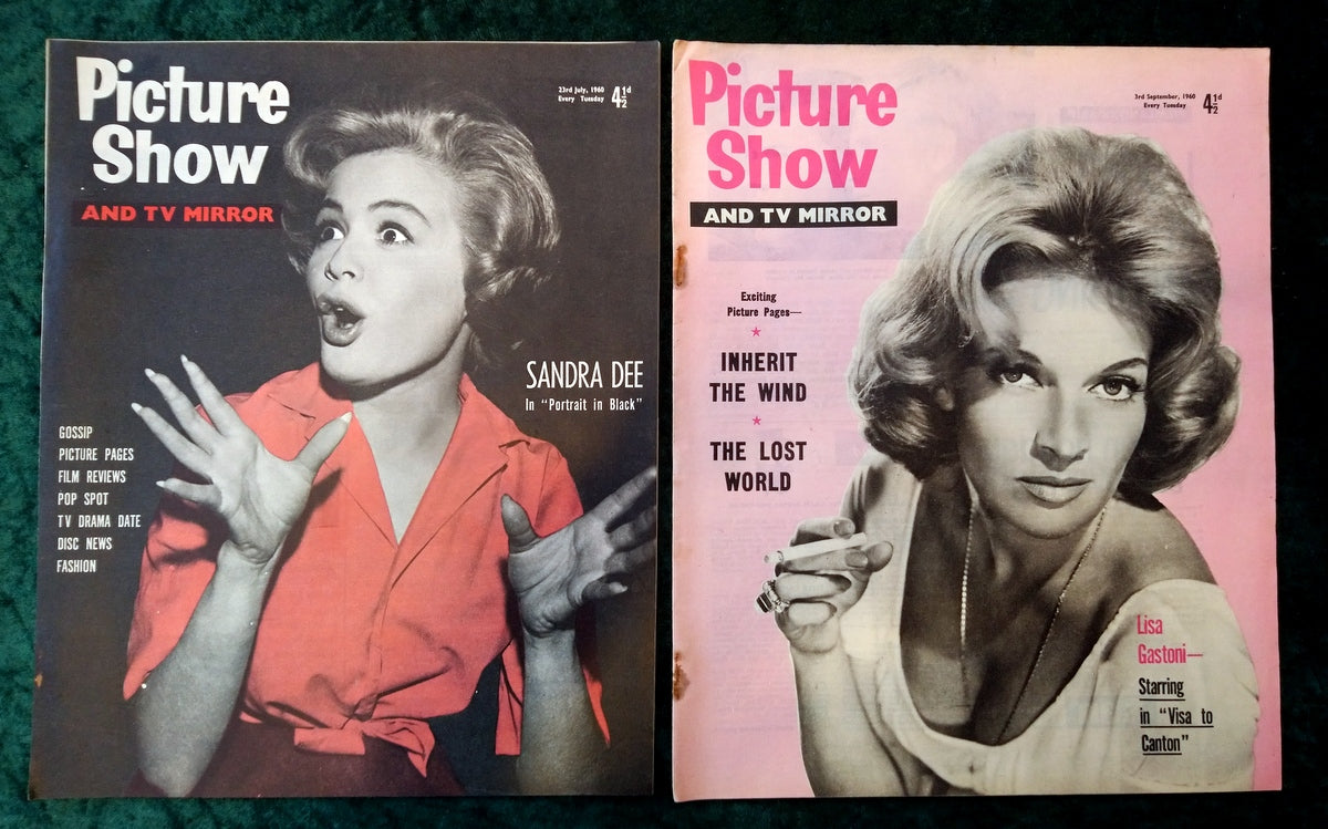 Picture Show Magazine. Collection of 10 From 1960. (MC143)