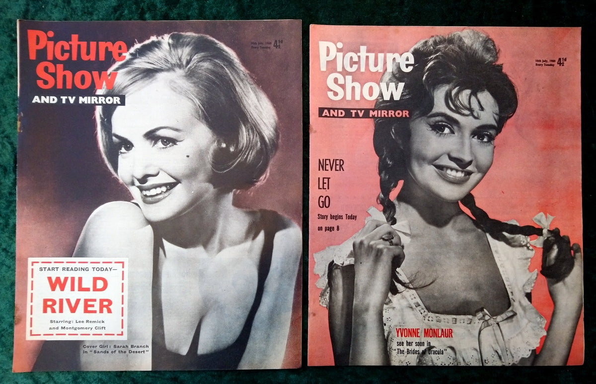 Picture Show Magazine. Collection of 10 From 1960. (MC143)