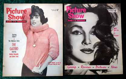 Picture Show Magazine. Collection of 10 From 1960. (MC143)
