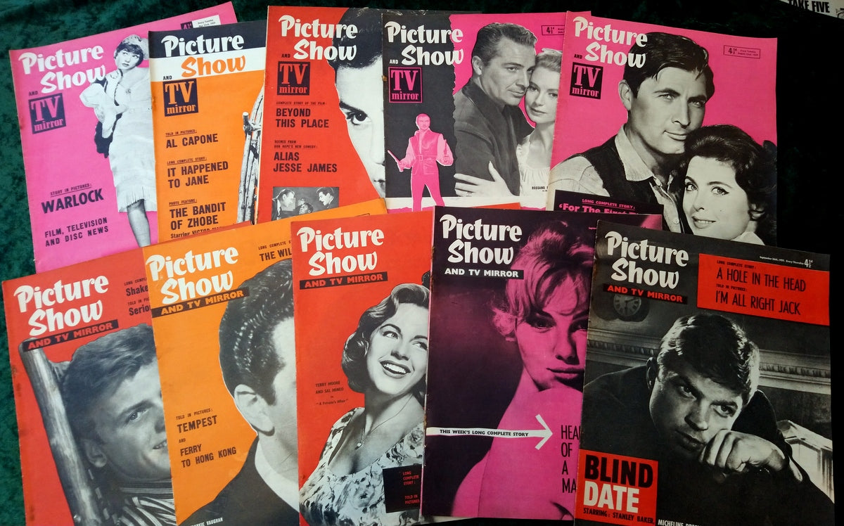 Picture Show Magazine. Collection of 10 From 1959. (MC144)
