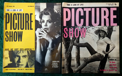 Picture Show Magazine. Collection of 10 From 1960. (MC145)