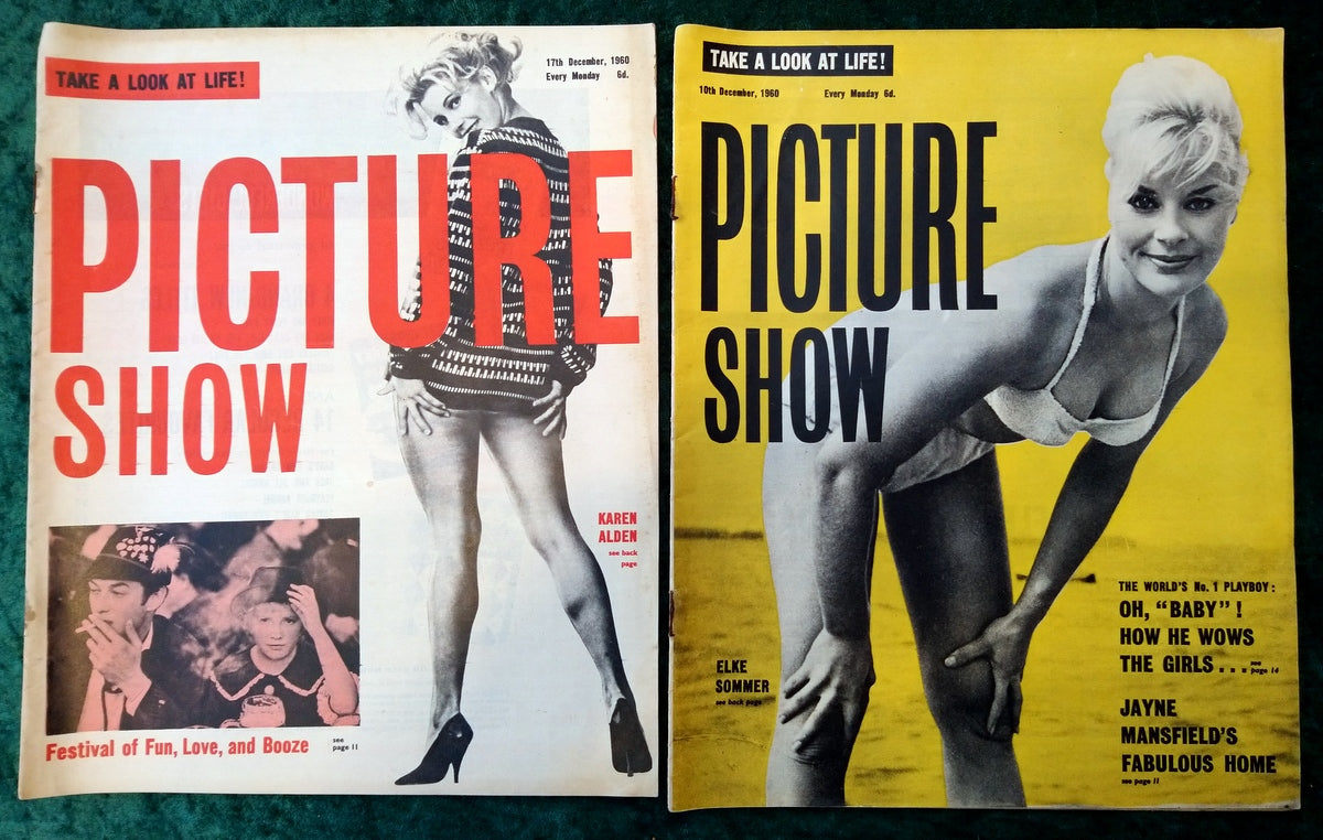 Picture Show Magazine. Collection of 10 From 1960. (MC145)