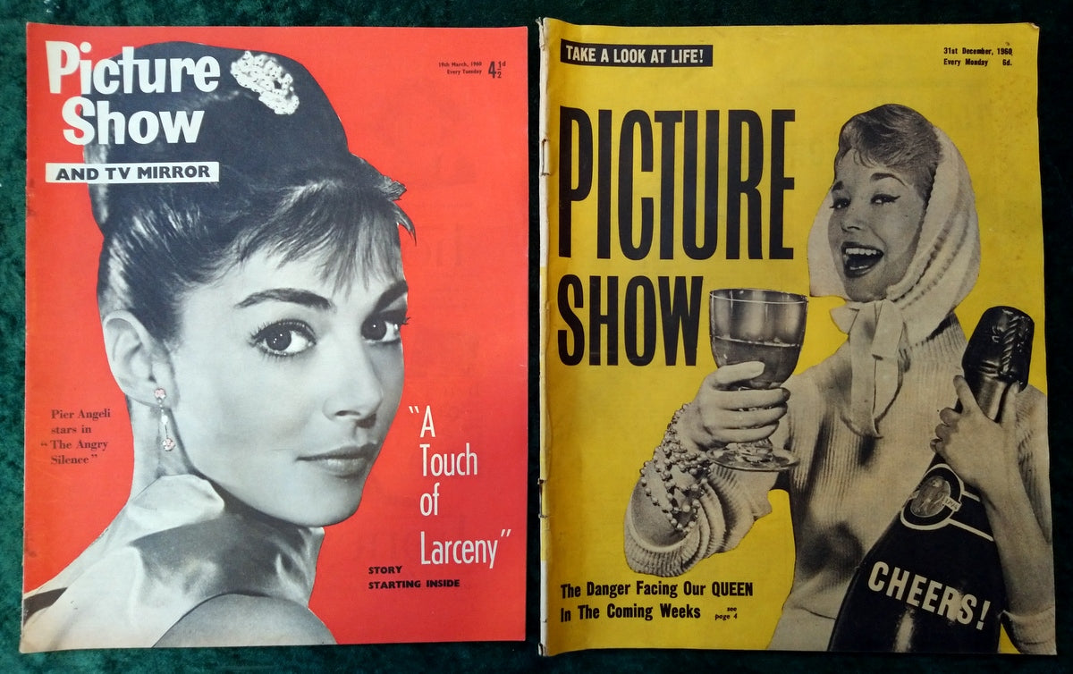 Picture Show Magazine. Collection of 10 From 1960. (MC145)