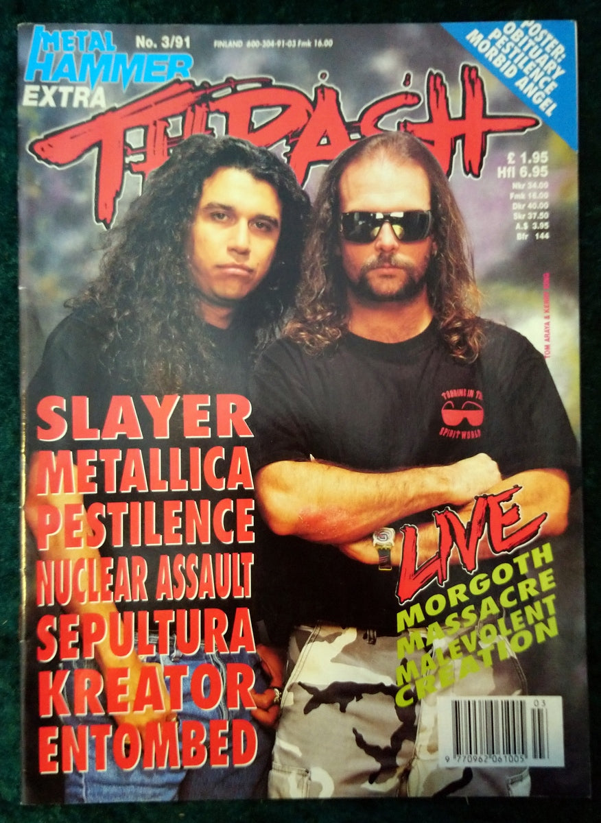 Metal Hammer Extra Thrash. Nr.3/91 Magazine. Slayer Cover. (M384)