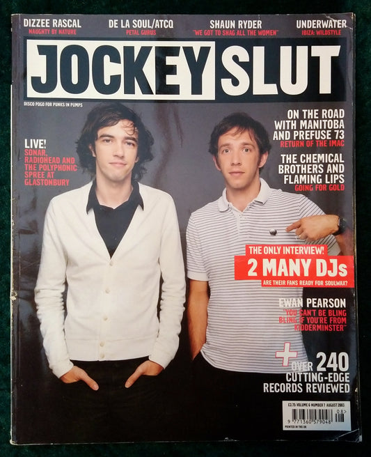 Jockey Slut Dance Magazine. Vol.6 No. 7, August 2003. (M388)