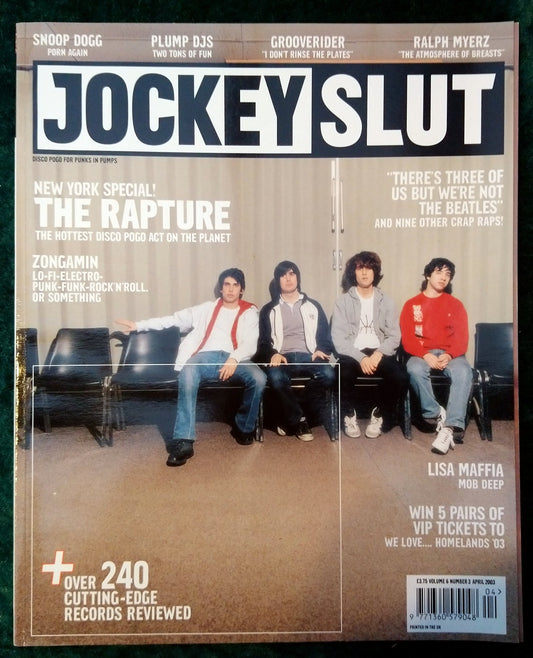 Jockey Slut Dance Magazine. Vol.6 No. 3, April 2003. (M390)