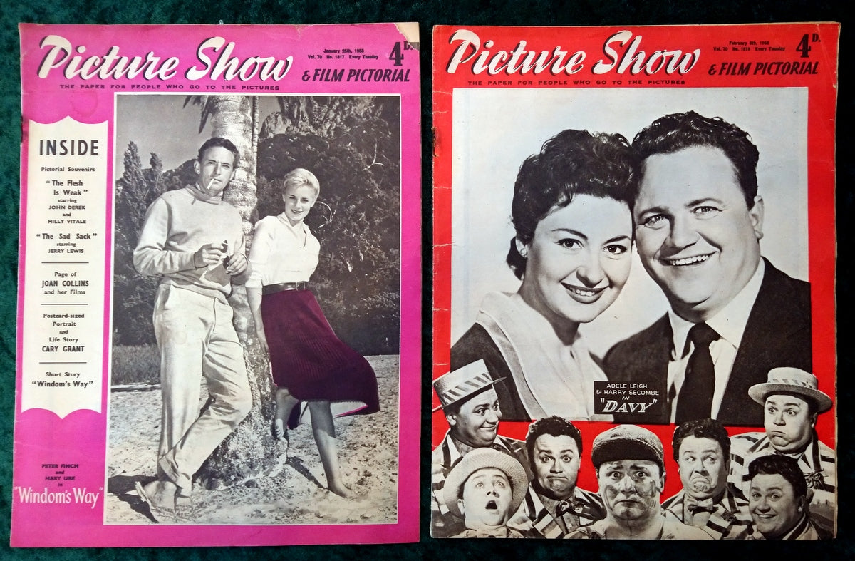 Picture Show Magazine. Collection of 10 From 1958. (MC146)
